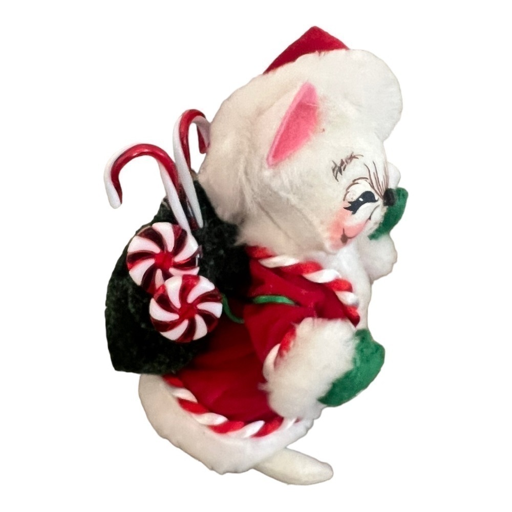 ANNALEE 2007 6” Peppermint Santa Mouse - Picture 4 of 4